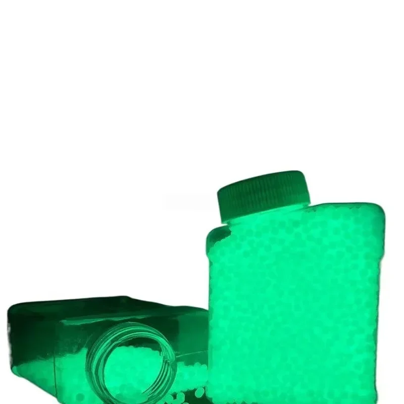 YYLuminous Water Beads Blaster Bullets Airsoft Weapons Gel Ball Gun Ammo Growing Splatrball Green Water Ball For Vase Decor DIY