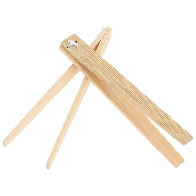 2Pcs Wooden Tweezer Toy Wooden Clip Teaching Aid Set Early Education Clip Tweezers Fine Motor Training Games Toys