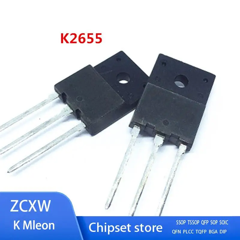 

5PCS-10PCS/LOT 2SK2655 K2655 TO-3PF 900V 8A