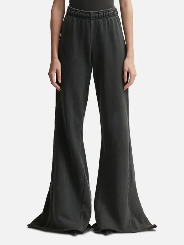 

Уличные брюки в стиле ретро с заниженной талией, расклешенные све, длинные спортивные брюки, удобные повседневные брюки из смеси хлопка прямого кроя