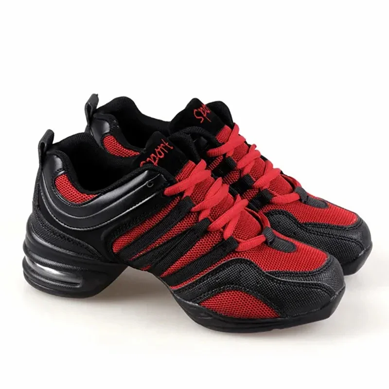 Dancing Shoes Sports Feature Modern Dance Jazz 1 Soft Outsole Breath Dance Shoes Sneakers For Woman Practice Shoes