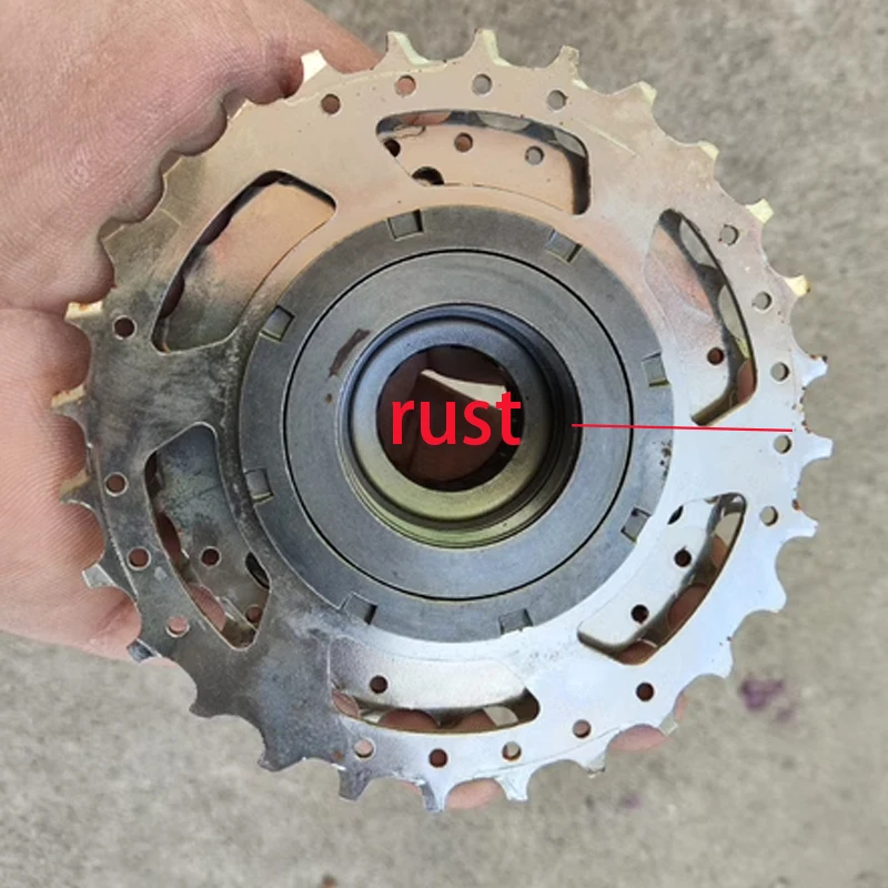 Rust Dnp 11 T Screw Variable 7 Speed Free Wheel Mountain Bike Flywheel Cassetle