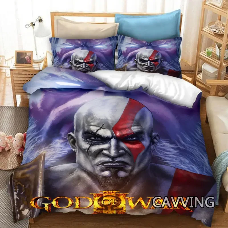 

GOD OF WAR 3D Printed Bedding Set Duvet Covers & Pillow Cases Comforter Quilt Cover (US/EU/AU Sizes) Home Textile H02