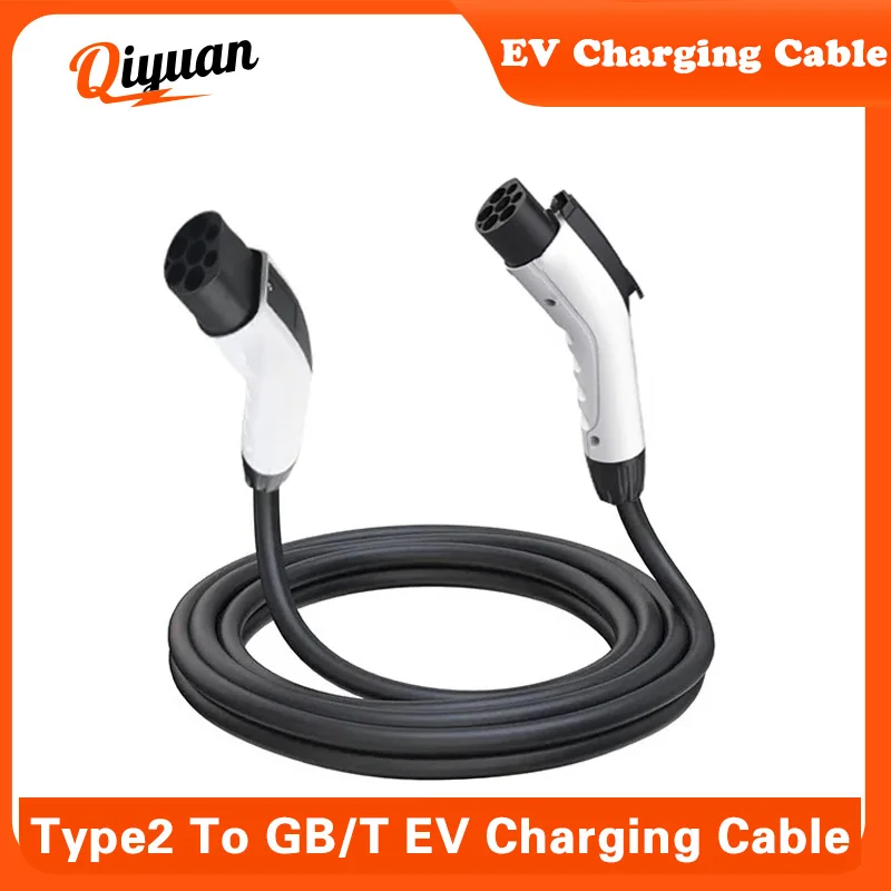 32A Type2 to GBT EV Charging Cable 3M 1Phase 7KW Electric Vehicle GB/T Car EVSE Charging Cord For IEC 62196-2 Charger Station