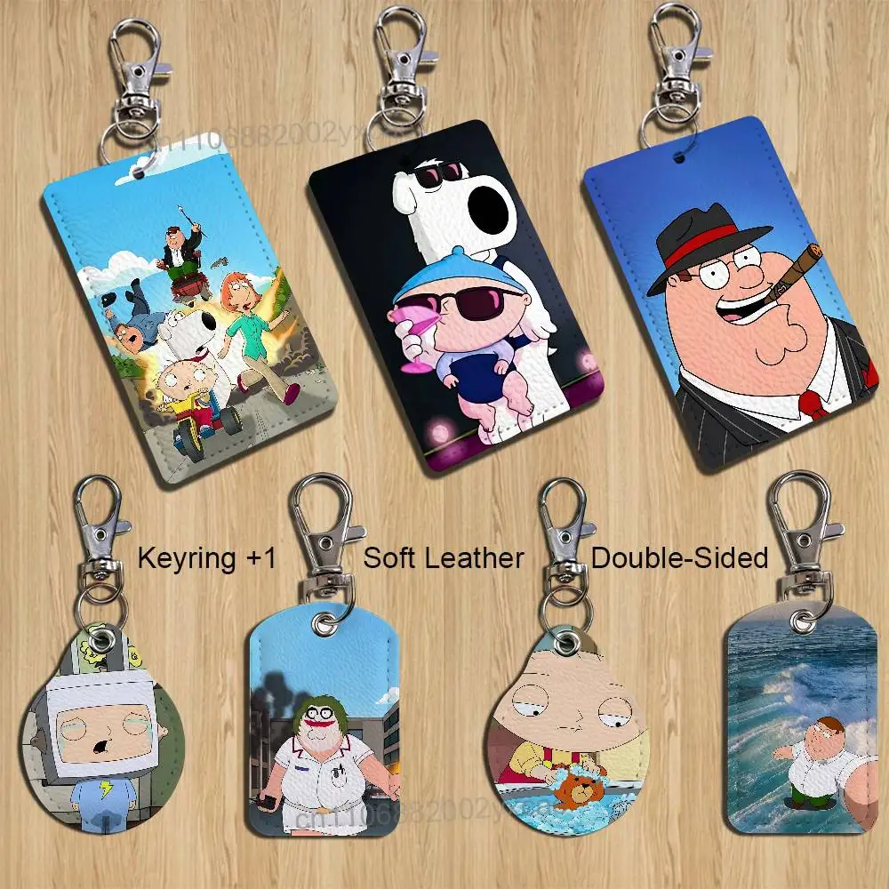 

meme Cutaway Gags Family Guy Holder For Bank Business Work Card Holder Student Card Case Bus Card Keychain