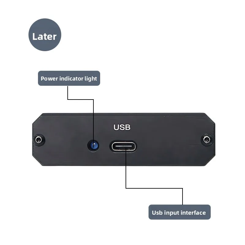 

TDA1305T USB-декодер с большим разъемом, усилитель для наушников, чип PCM2706 USB, мобильный OTG