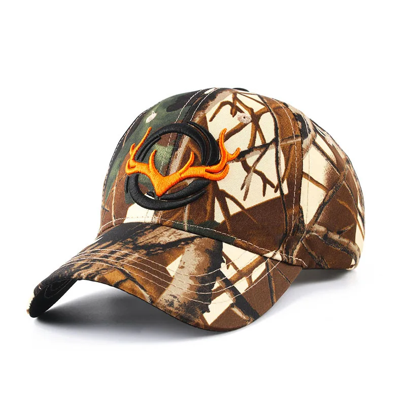 Fashion Horns Embroidery Baseball Caps Men Women amouflage Tactical Sun Hat Spring Autumn Outdoor Sports iking Fishing Visors