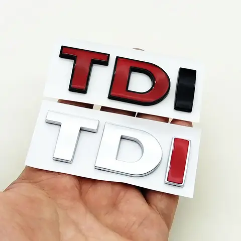 3D ABS काला लोगो TDI प्रतीक अक्षर कार रियर ट्रंक बैज स्टिकर VW वोक्सवैगन पोलो गोल्फ 4 5 6 7 टूरन पासाट एक्सेसरीज़ के लिए 8 best sales वीडब्ल्यू टूरन सहायक उपकरण - №6