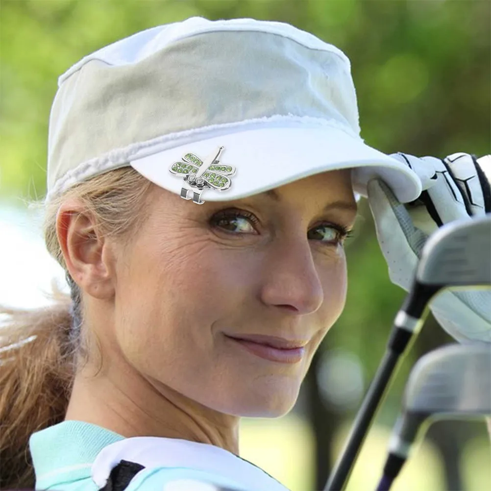 

2 шт. металлические клипсы для гольф-кепок с маркером для мяча, портативные аксессуары для гольфа для мужчин, прочные принадлежности для гольфа, декоративный маркер для кепки, подарок