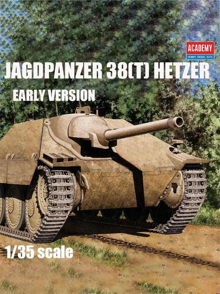 Элемент Академии 13278 Jagdpanzer 38(t) Hetzer ранняя версия 1/35