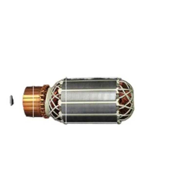 Heavy Duty Full Copper Wire Rotor for 110mm Circular Saw, Motor Armature with Bearings, Durable Replacement Part for Power Tool