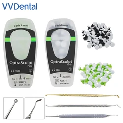 VVDental Optrasculpt Pad Dental Composite Resin Filling spatola manico di miscelazione spatole cuscinetti in schiuma Espatula Optrasculpt odontoiatria