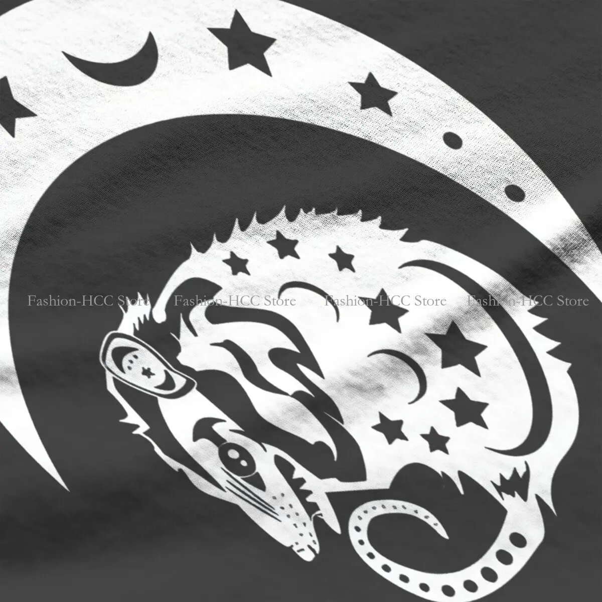 Picture 4: Cute Opossum Mouse Polyester TShirt for Women Witchy Soft Summer Tee T Shirt Novelty