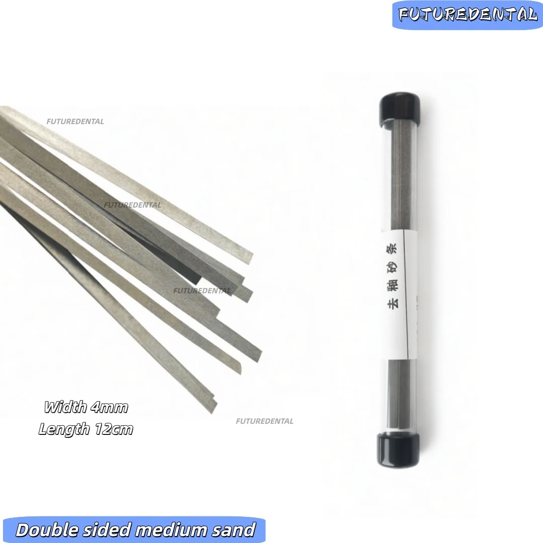 4Mm Double-Sided Dental Sanding Strip for Tooth Contouring – Medium Grit Enamel Removal Tool