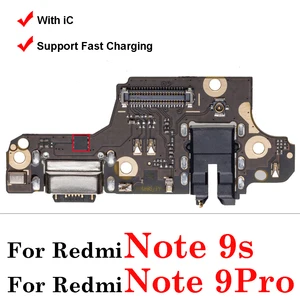 Platte des Belastungsanschlussstecker, flexibles Kabel mit Mikrofon für Xiaomi Redmi 8, 8a, 9, 9A, 9C, Note 8, 8t, 9, 10, 11 S Pro, Poco M4, X4 Pro 10 Hauptverkaufsplatte Xiaomi 9 - №5