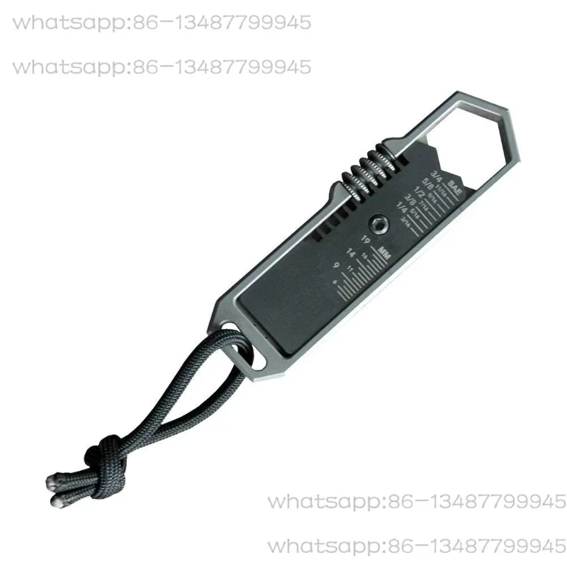 Folding Titanium Pocket Multi Tool, Multifunctional Portable Outdoor Camping Survival Equipment