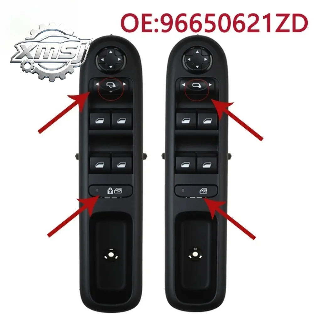 96650620ZD 96650621ZD FL interruptor maestro de ventanilla eléctrica para Peugeot 3008 5008 Hatchback Wagon interruptor elevador