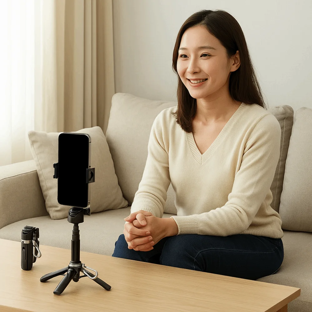 

3 in 1 Mini Telescopic Selfie Stick 360° Rotation Extendable Phone Stand with Wireless Bluetooth Lightweight