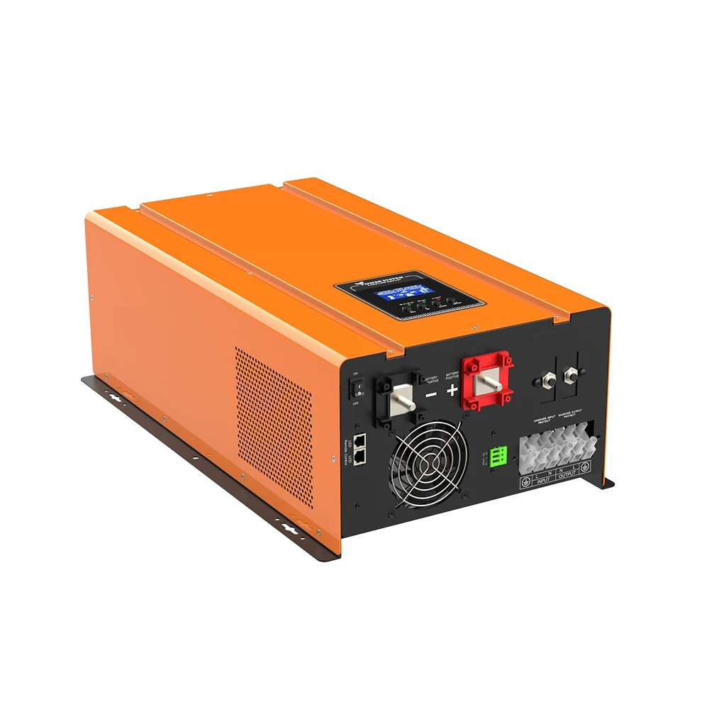 for 1KW 2KW 3KW 4KW 5KW 6KW DC 12V 24V 48V AC 220V 50HZ LCD display low frequency pure sine wave inverter with charger