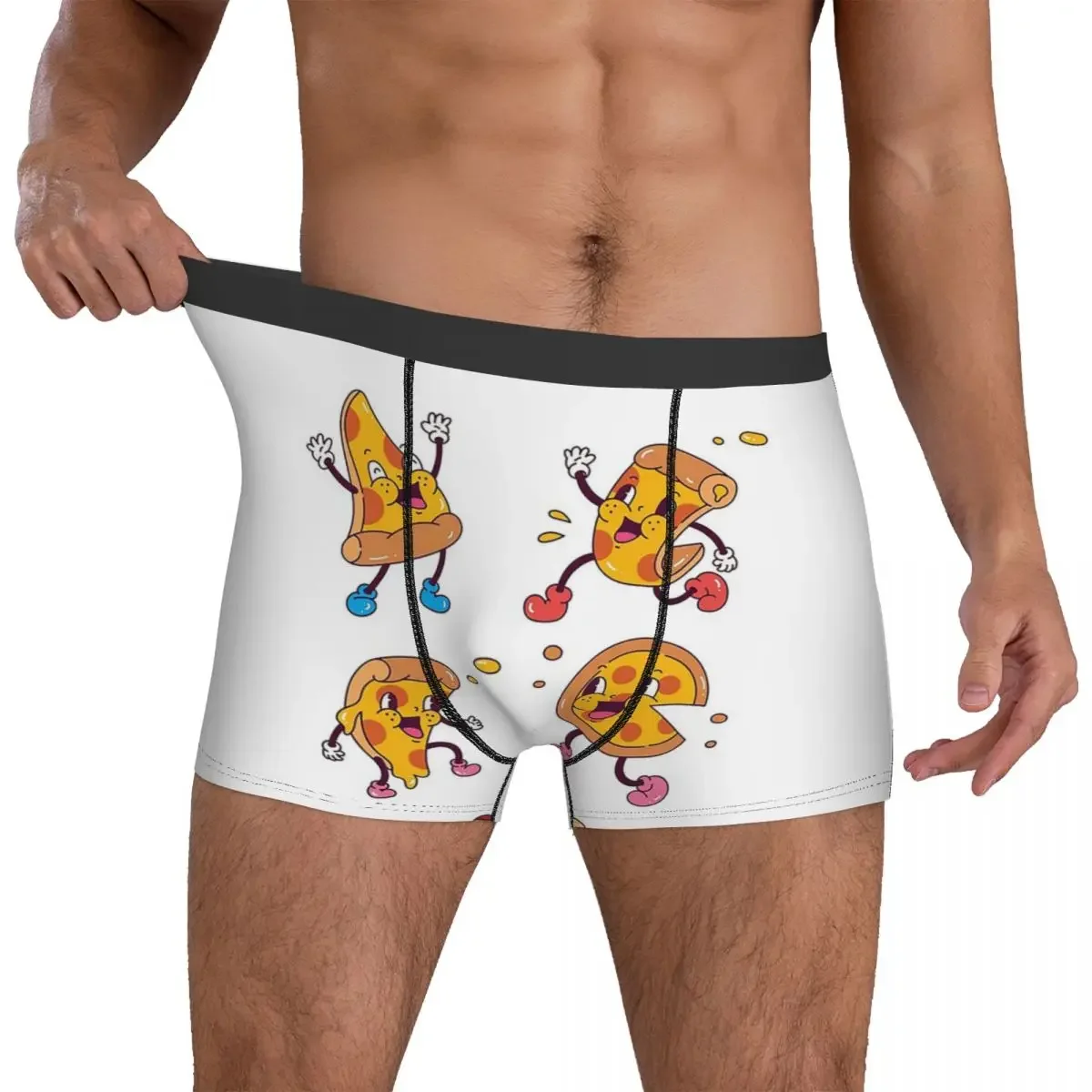 Boxer Mutande Pantaloncini I Love Pizza Mutandine Intimo comodo da uomo per Homme Uomo Regali fidanzato