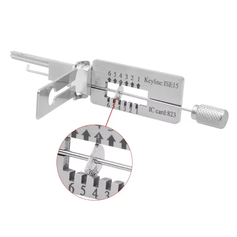 2025 Iseo R6 SS304 Civilian lishi 2in1 electric bump key lock picking tools car locksmith tools Locksmith tool set