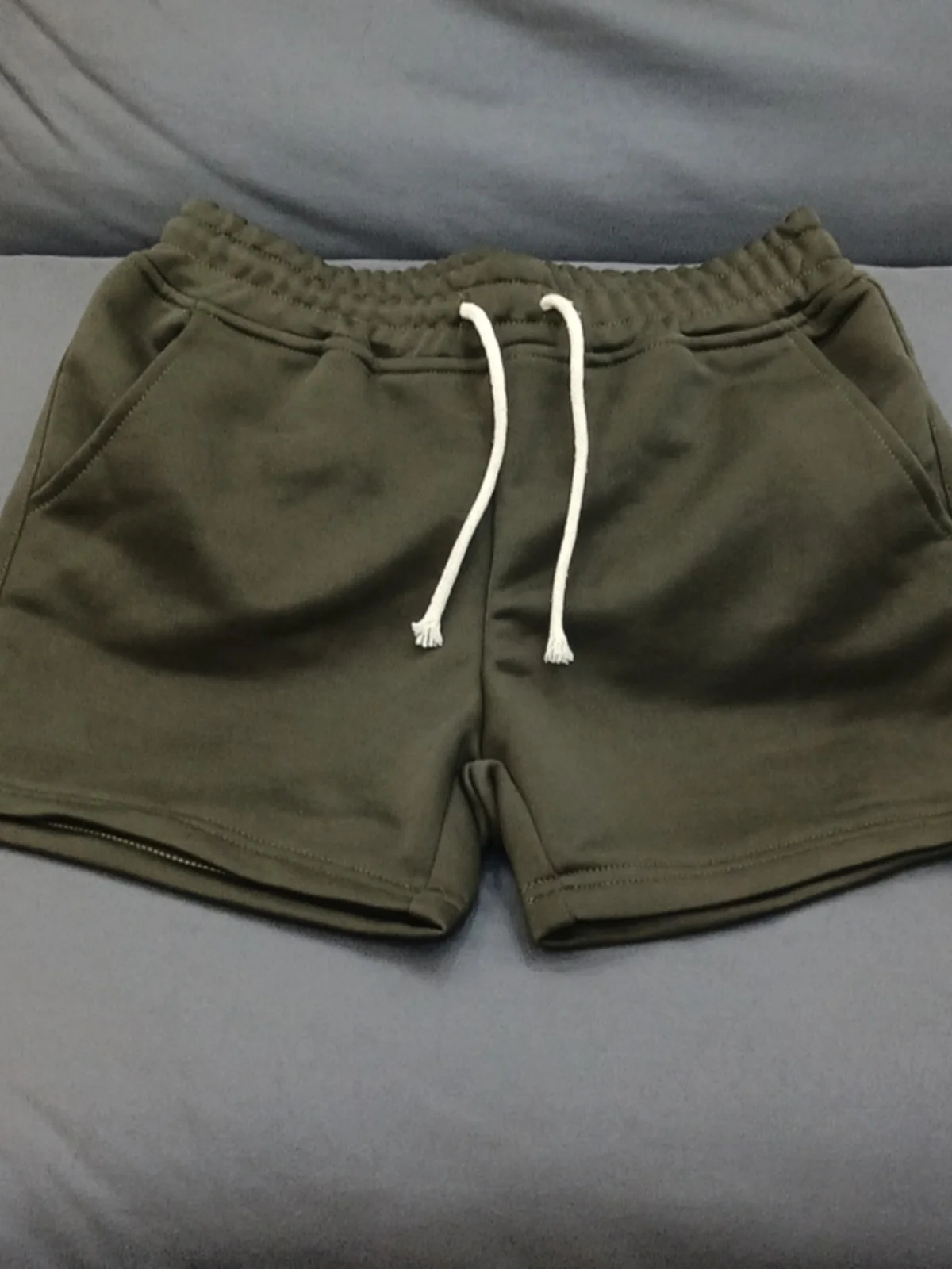 

Летние тонкие спортивные повседневные мужские брюки для бега, домашние свободные брюки большого размера, цветные четвертые брюки, молодежные брюки из полиэстера и хлопка