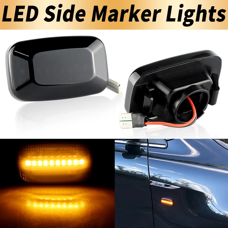 2PCS LED Side Marker Lights Canbus For Toyota Hilux Sixth Generation Hilux LN140 LN150 LN160 LN170 1997–2005 Turn Signal Lamps