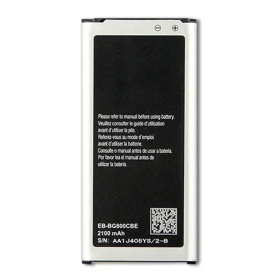 EB-BG800BBE 휴대폰 배터리, 삼성 갤럭시 S5 미니 S5Mini G800F G800H, 스마트폰 배터리, 2100mAh