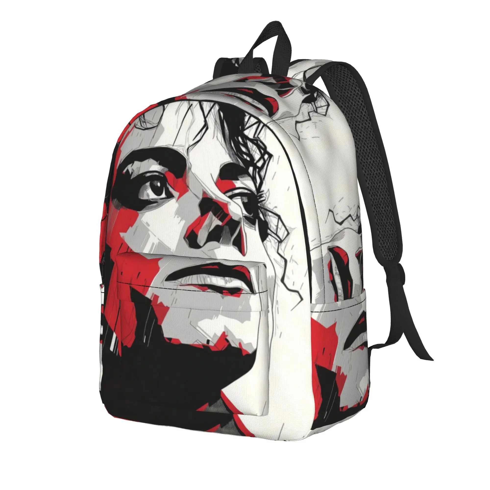 Michael Jacksons Musical Movie 2026 Backpack  Daily Backpacks Teen Fun School Bags Colorful Big Rucksack