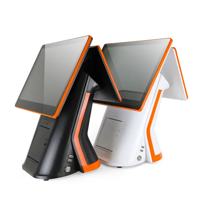 POS Dual Screen 15.6 Inch+11.6 Inch Android Machine Terminal In-Built Printer Windows Restaurant Pc Pos System