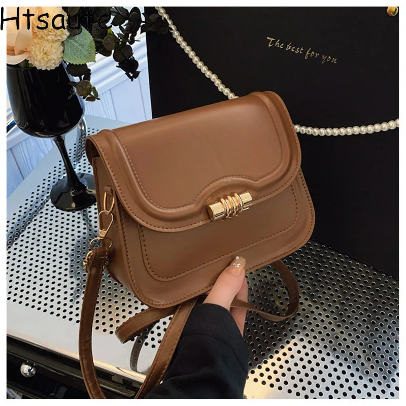 

Vintage PU Leather Shoulder Bags For Women Small Crossbody Bag Phone Purse Mini Shopping Handbag Pouch Female Wallets Bag