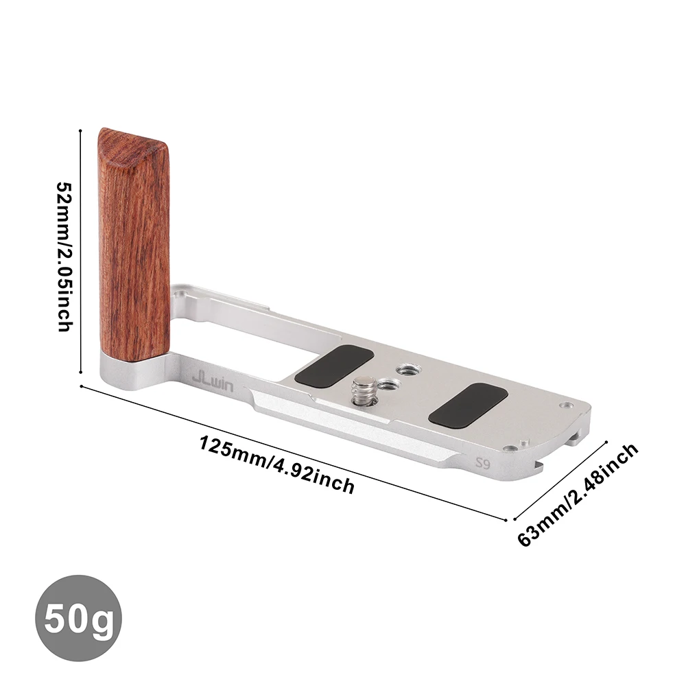 FOTGA S9 الإفراج السريع L لوحة قوس حامل قبضة اليد لباناسونيك لوميكس S9 كاميرا رقمية ل Arca السويسري ترايبود رئيس Stabili