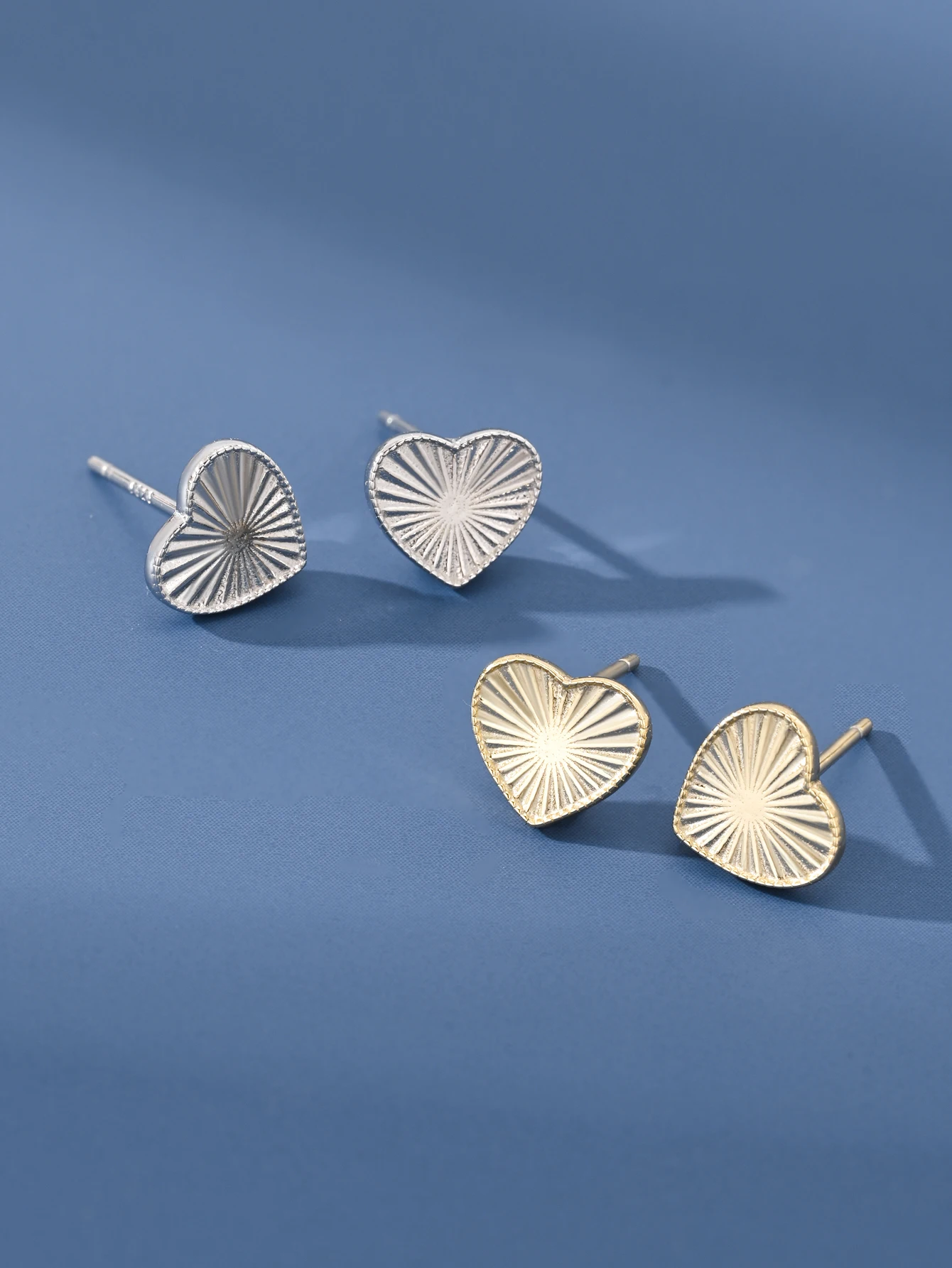 

925 Sterling Silver Heart-Shaped Female Earrings, Cute And Gentle Temperament Jewelry Accessories, Holiday Gifts