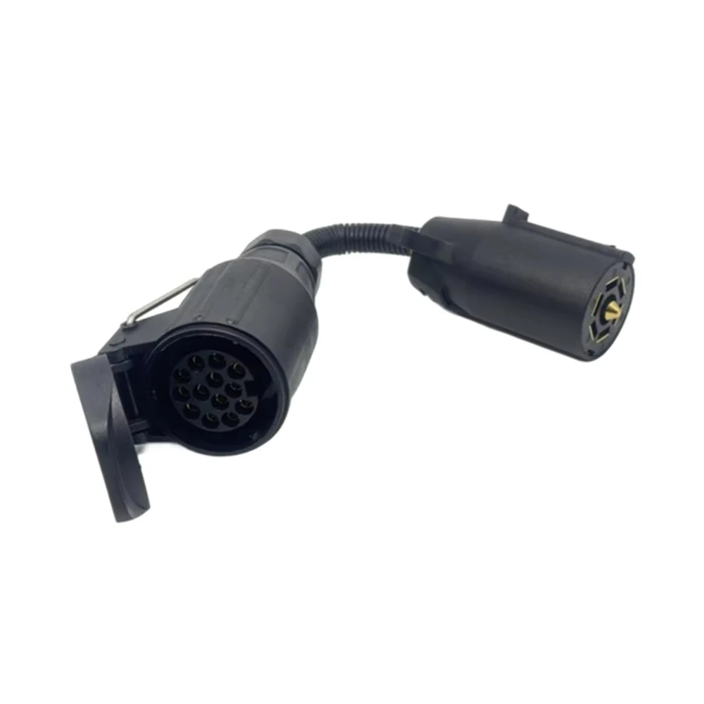 

US 7 Pin to Euro 13 Pin Trailer Plug Adapter, For Car Socket Adapter, Trailer Connection Cable