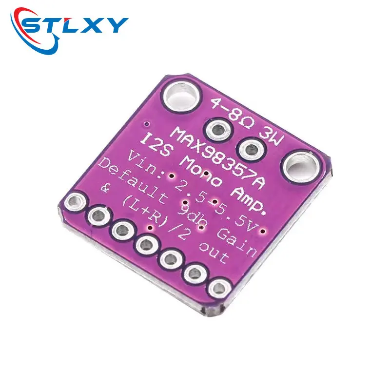 Stlxy Max98357 I2S 3W Class D Amplifier Breakout Interface Dac Decoder Module Filterless Audio Board For Raspberry Pi Esp32