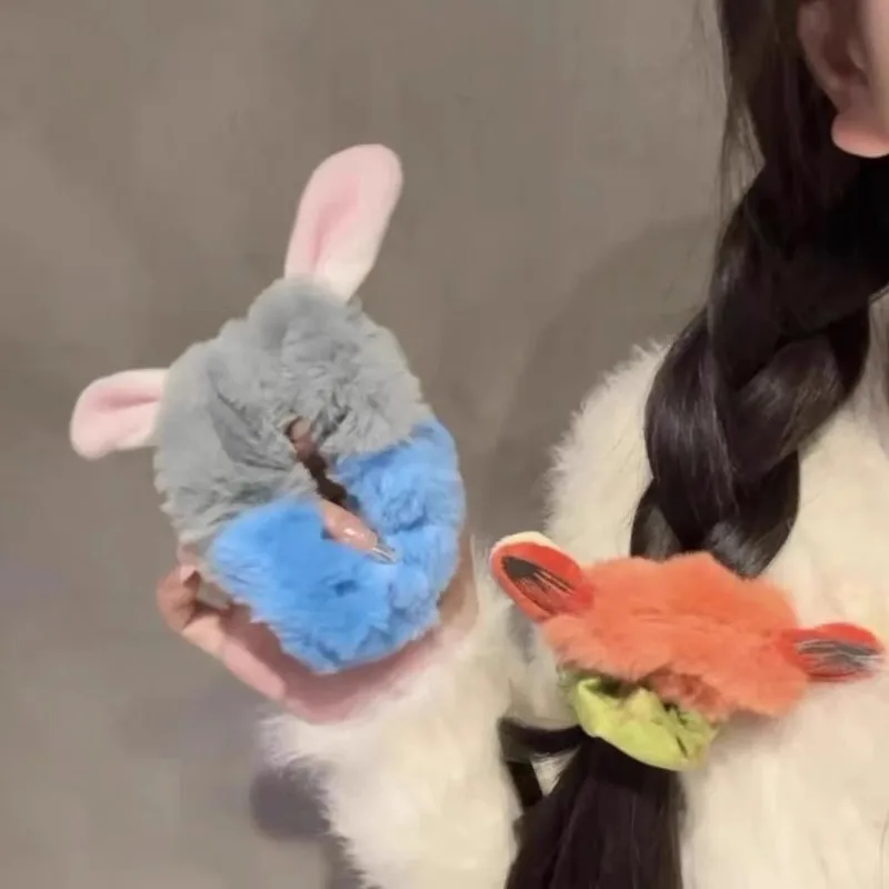 ディズニー ズートピア ジュディ ヘアロープ 女性 キツネ ニック ぬいぐるみ ヘアラウンド 漫画ヘア ラウンドタイ ヘア 脂肪腸 ゴムバンド ヘッドドレス