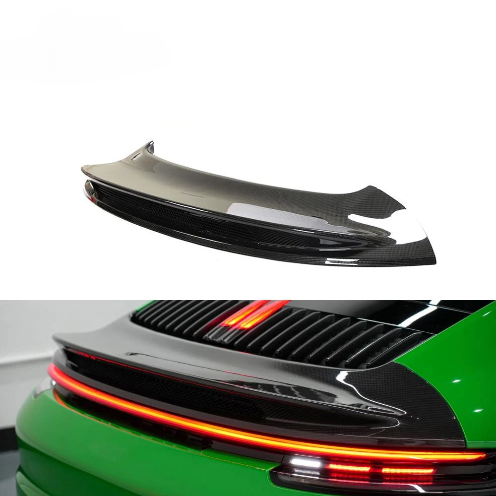 

Prepreg Dry Carbon Fiber Rear Trunk Spoiler Wing for Porsche 911 992 Carrera 4 S 4S Targa 4S 2019 - 2022