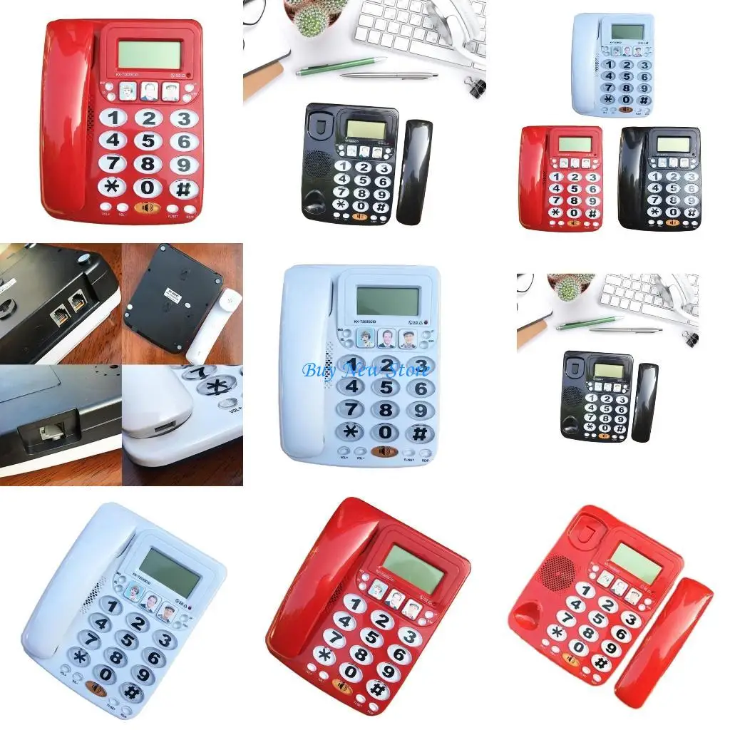 20CE KX-2035CID Fixed Landline English Version Telephone Caller Display Phone Speed
