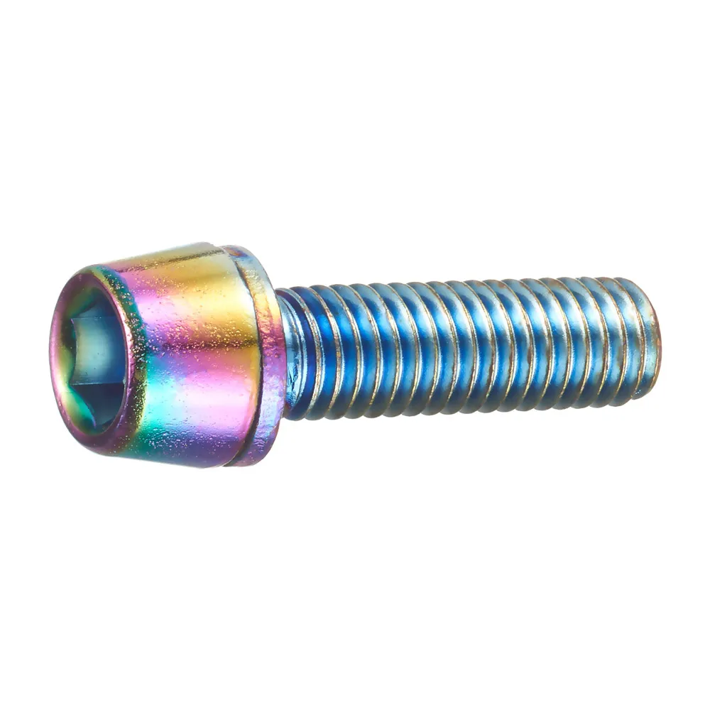 6Pcs/Set Bicycle Handlebar Screws Colorful Stainless Steel M5*18MM MTB Bike Handle Bar Stem Riser In Bolts