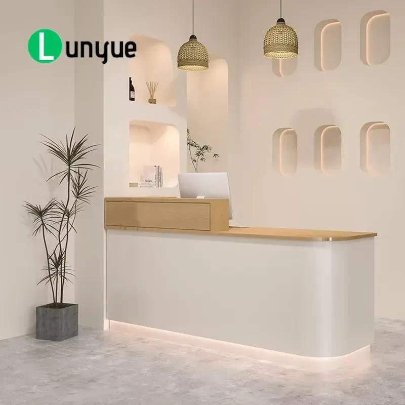 Modern Reception Desk Durable Small Office Customer Service Counter Front Desk for  New Design