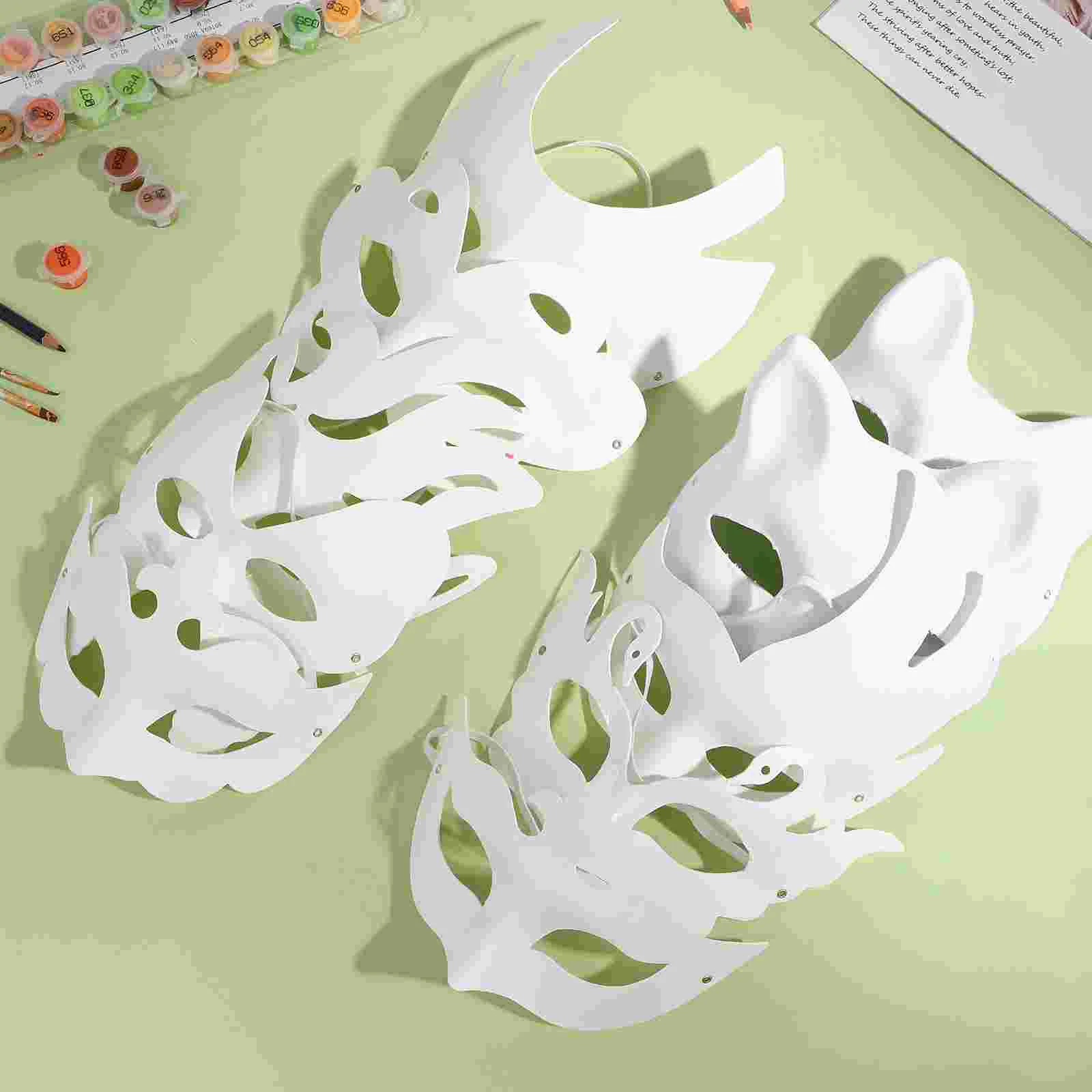 20 Stück gewöhnliche Kuchenpapier-Mache-Masken, Stücke, Mann und Frau, Halloween-Dekoration, DIY, Maskerade, Schmetterling, Cosplay, Zellstoff für