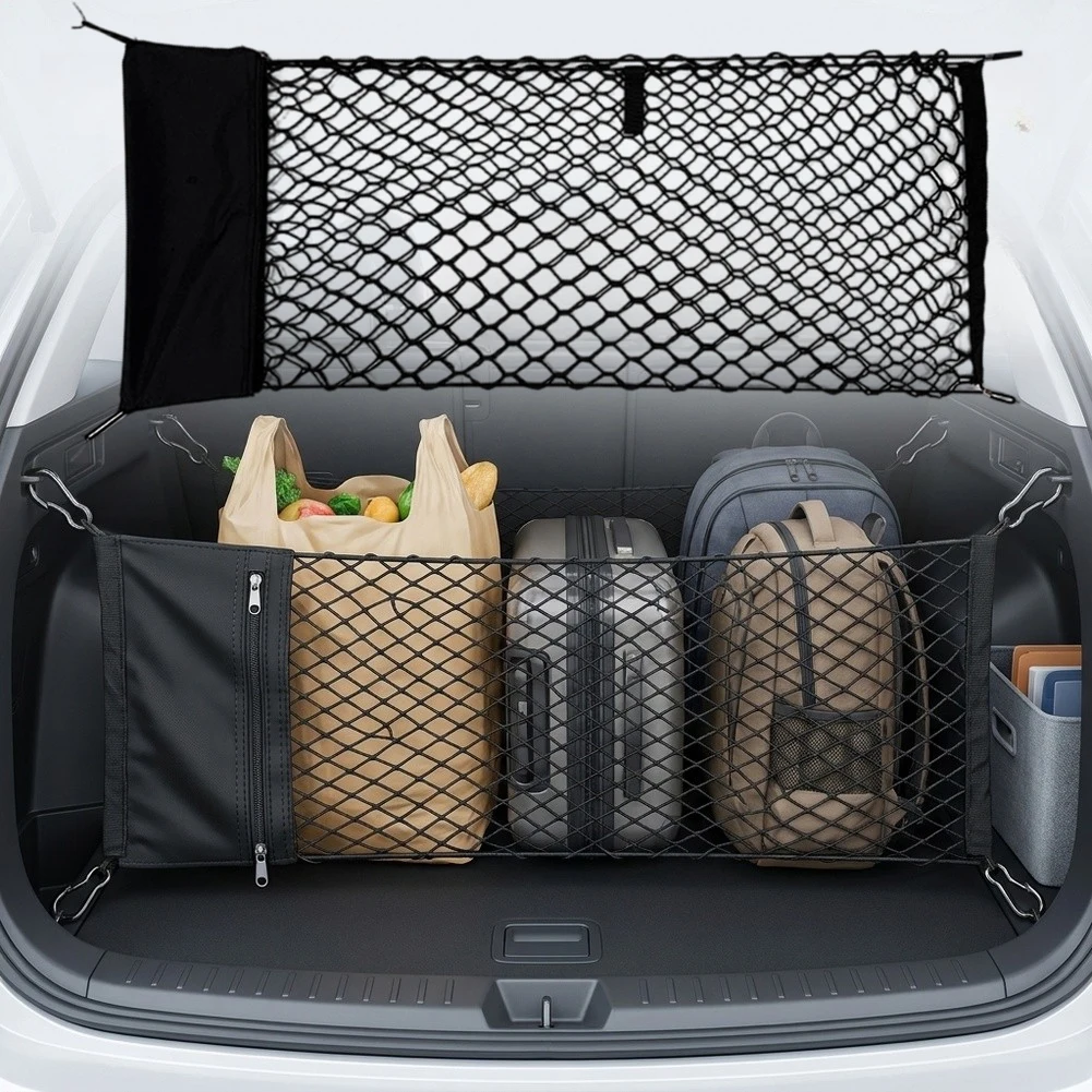 Truck Cargo Net 130cmx45cm Style Truck Bed Highly Elastic Fabric Car Accessories Car Parts Automotive Parts Vehicle Accessories