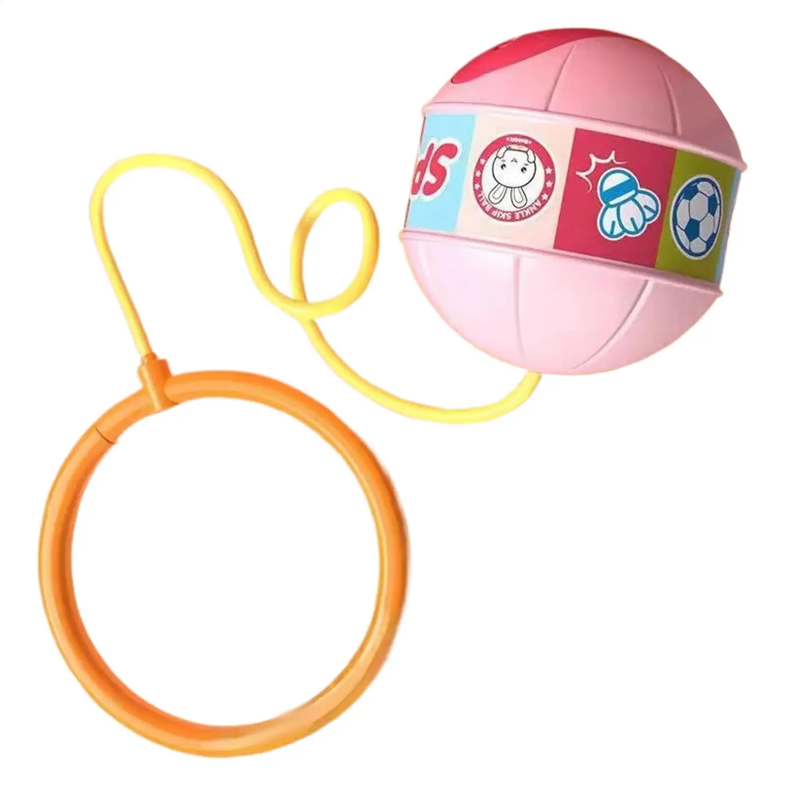 Diversión al aire libre, pelota para saltar, juguetes, cuerda para saltar el tobillo, pelota, ejercicio, coordinación y reacción de fuerza, entrenamiento, Swing, equilibrio Hop