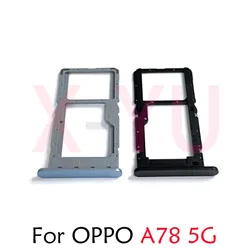 For OPPO A58 A58X A78 SIM Card Tray Slot Holder Adapter Socket Repair Parts