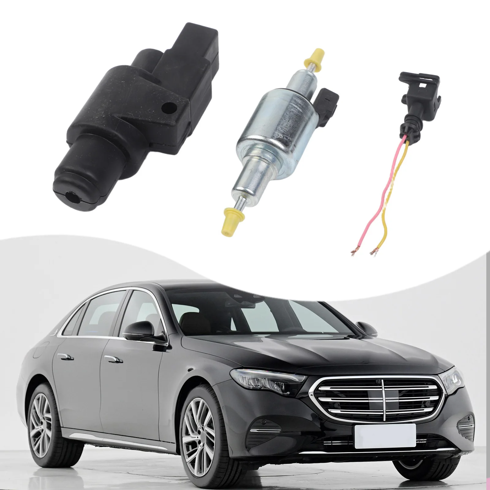3PCS 12V Diesel Fuel Pump Kit for Parking Heater 22ml for ultra Quiet Metal Construction Compatible with Multiple Heaters