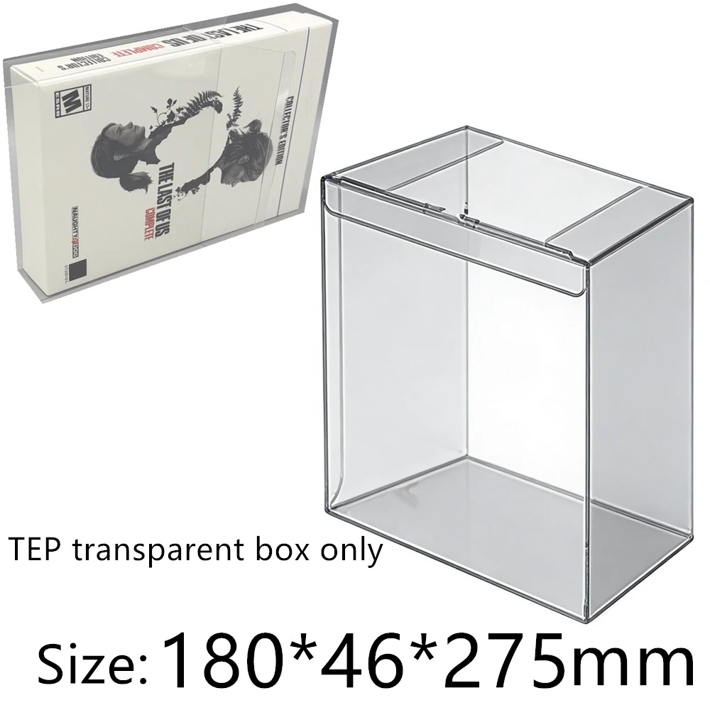Transparent Box Protector For The Last of Us/PS5 Collect Boxes TEP Storage Game Shell Clear Display Case