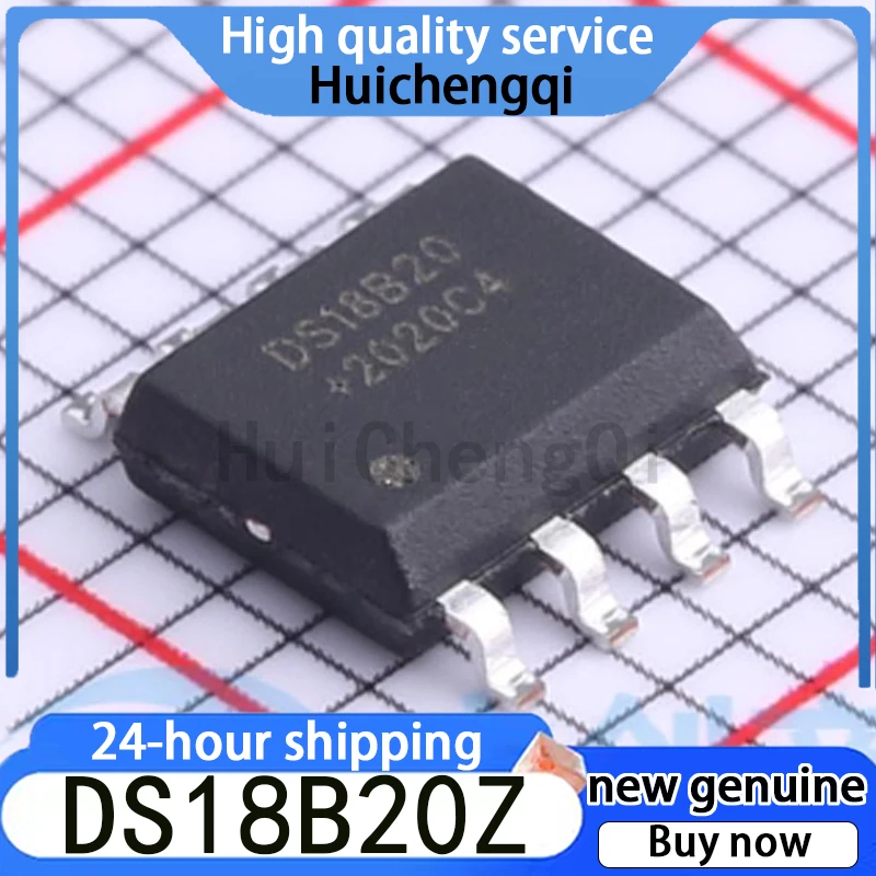 2PCS Original Genuine Patch DS18B20Z+T&R SOIC8 Programmable Digital Thermometer/temperature Sensor