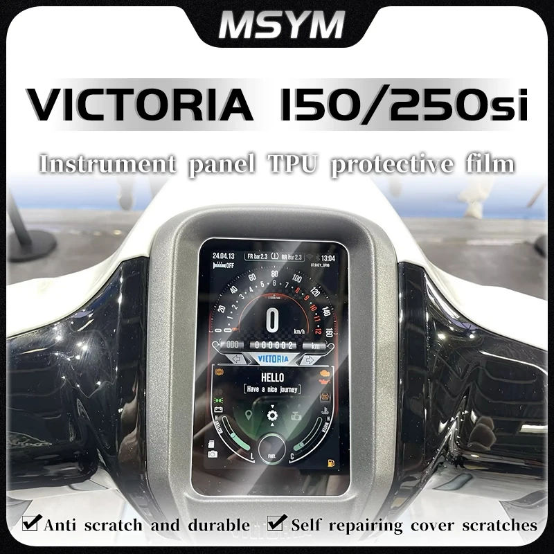 For VICTORIA 250 150si 2024 Motorcycle Cluster Scratch Cluster Screen Protection Film Protector