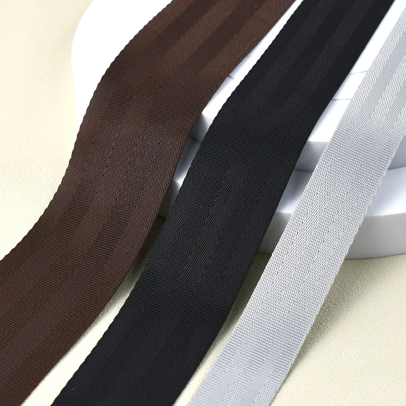 5M Nylon Webbing At The Meter 20/25/32/38/50mm Safety Belt Sling Backpack Pet Leash Tape Clothes Lanyard Sewing Bias Ribbon