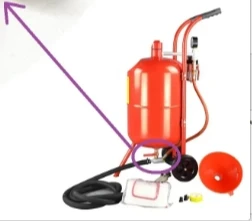 Three Way Valve for Portable Sandblaster 5/10gallon/20gallon Sandblasting Tank